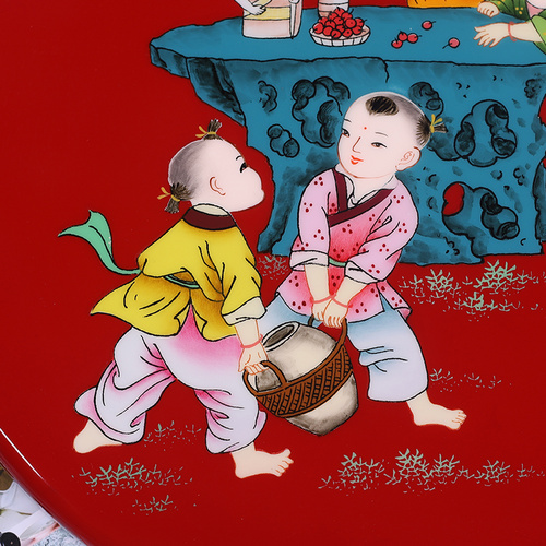 30平蓋果盒-紅-童趣【食品級密胺內(nèi)盒】