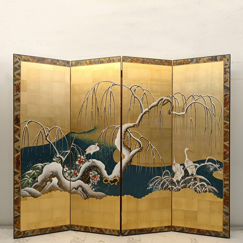 金箔屏风