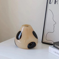 中古波點(diǎn)條紋熊貓花瓶