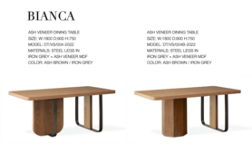 BIANCA DINING TABLE