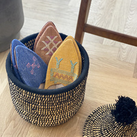 【標(biāo)品】摩洛哥手工草編收納籃筐臟衣簍