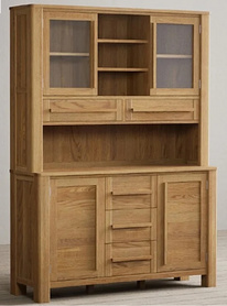 natural oak cabinet