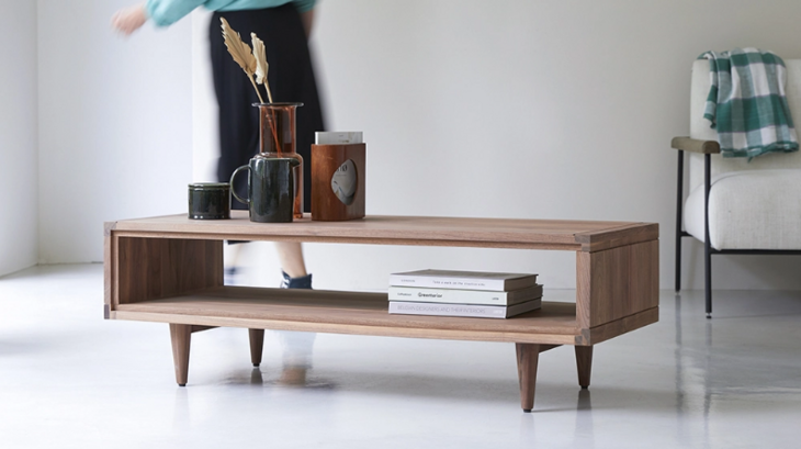 walnut cofffee table