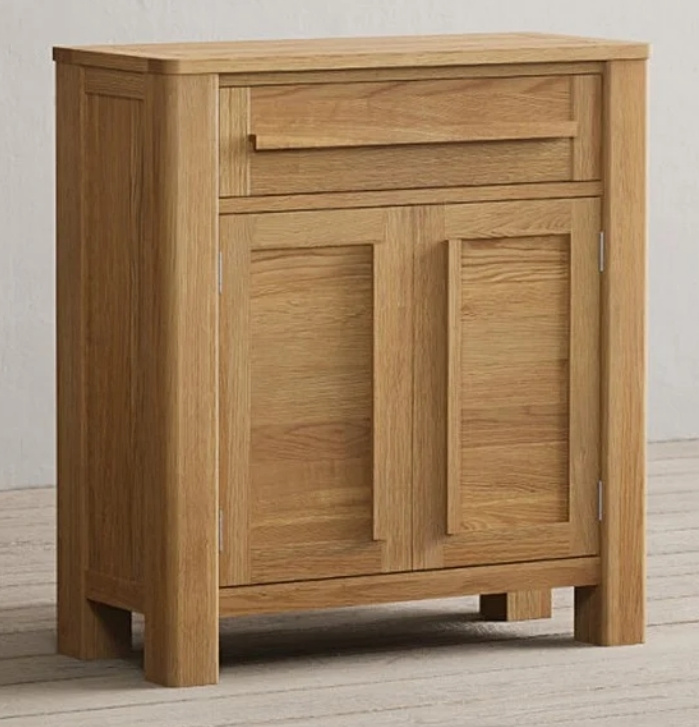 natural oak cabinet