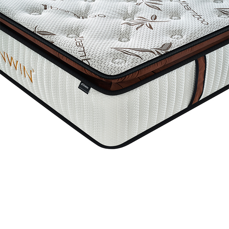 Bamboo Fabric Pillow Top Mattress Memory Foam Cheap Mattress