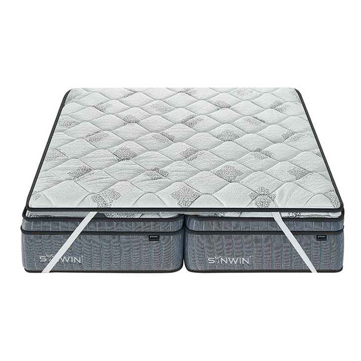 Hotel Mattress Memory Foam Pocket Spring Soft Mattress Single King Size Mattress