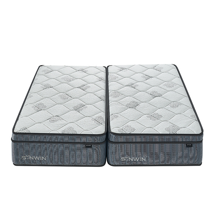 Hotel Mattress Memory Foam Pocket Spring Soft Mattress Single King Size Mattress