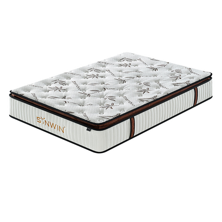 Bamboo Fabric Pillow Top Mattress Memory Foam Cheap Mattress