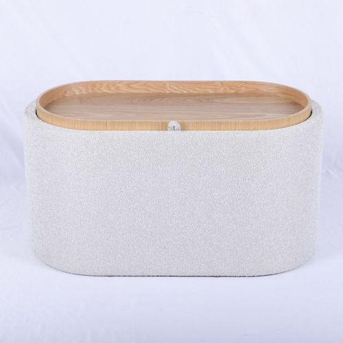 Storage Ottoman with Tray