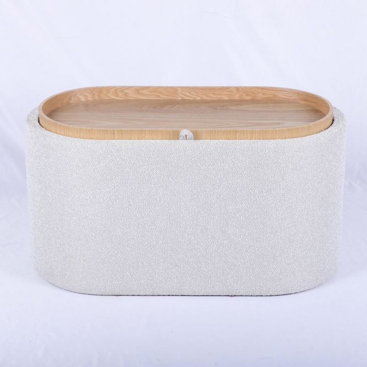 Storage Ottoman with Tray