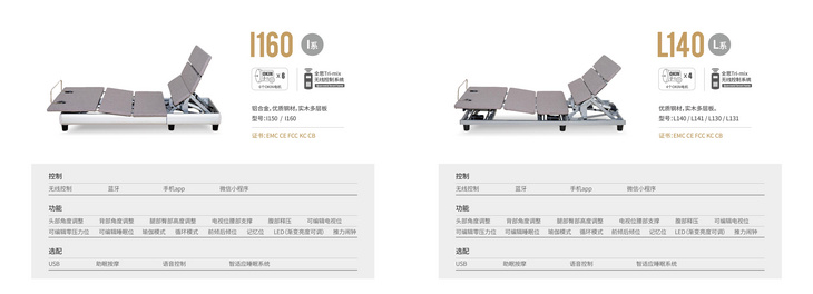 智能电动床l160 1系