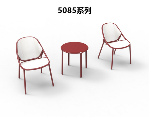 【展會新品】 鋁合金網布餐椅休閑椅