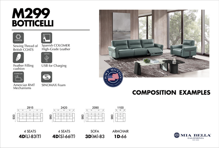 RECLINER SOFA M299
