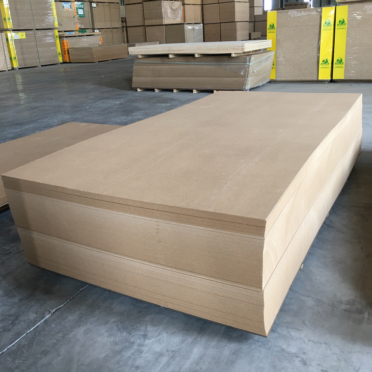 factory hot sale Plain MDF/ MDF veneer/ Double Sided Melamine MDF for furniture