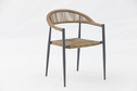 Almelo alum rattan arm chair