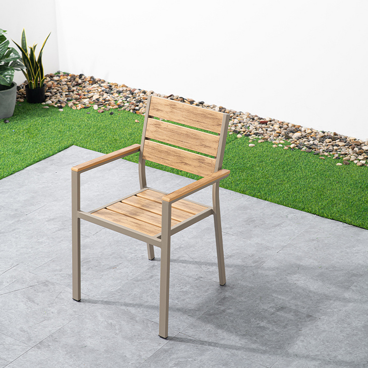 Dining plastic wood chair