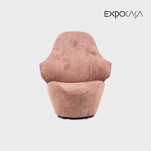 EXPOCASA艾宝斯坦顿设计师款休闲椅意式轻奢客厅阳台单椅