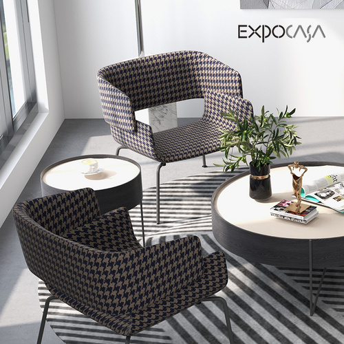 EXPOCASA艾宝女王创意设计师款餐椅休闲椅意式极简轻奢