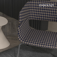 EXPOCASA艾宝女王创意设计师款餐椅休闲椅意式极简轻奢