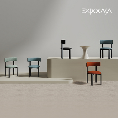 EXPOCASA艾宝肯尼设计师款意式轻奢极简客厅餐椅