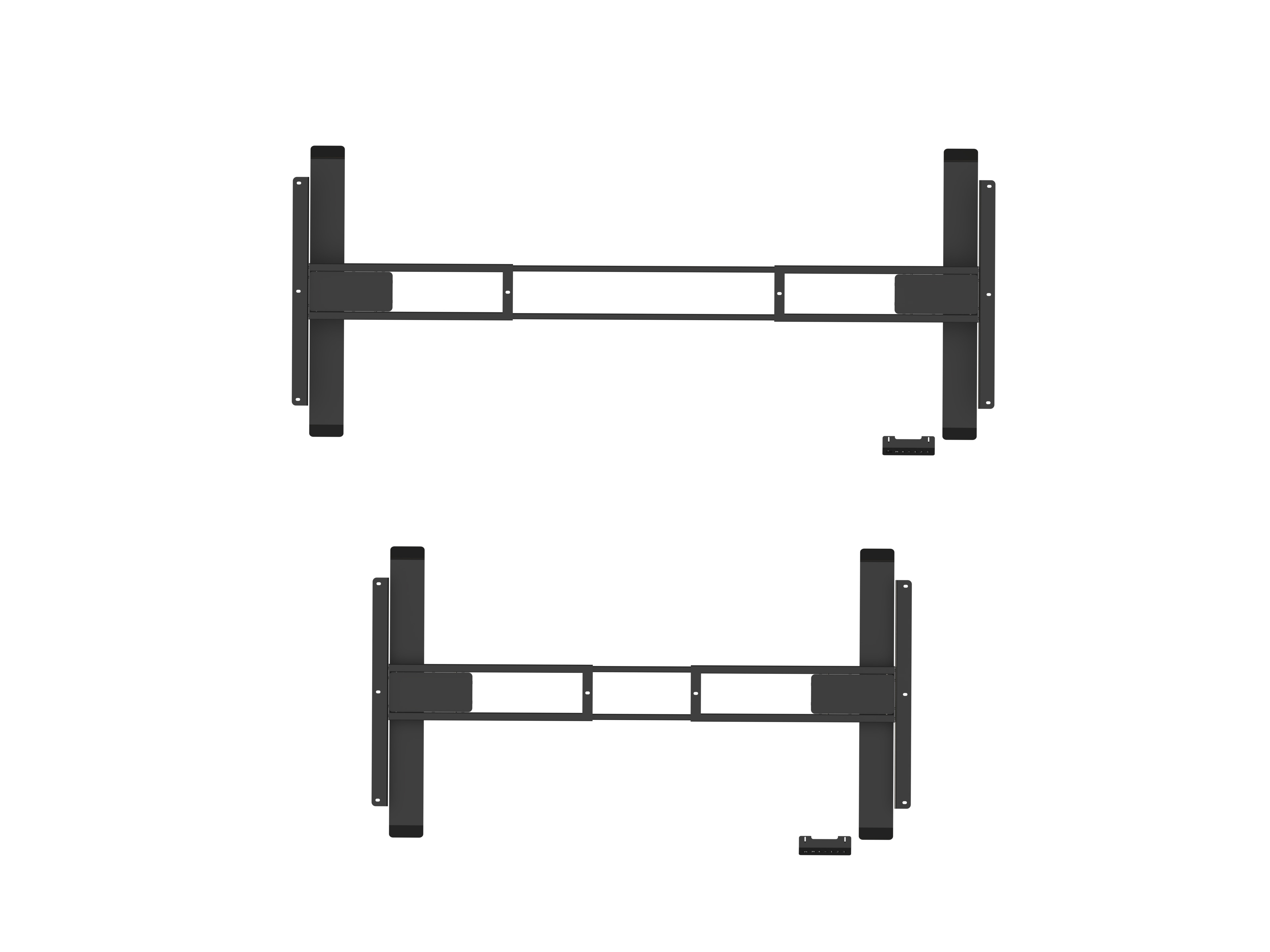 V-mounts Dual Motor Height Adjustable Standing Desk JSD2-01-Z