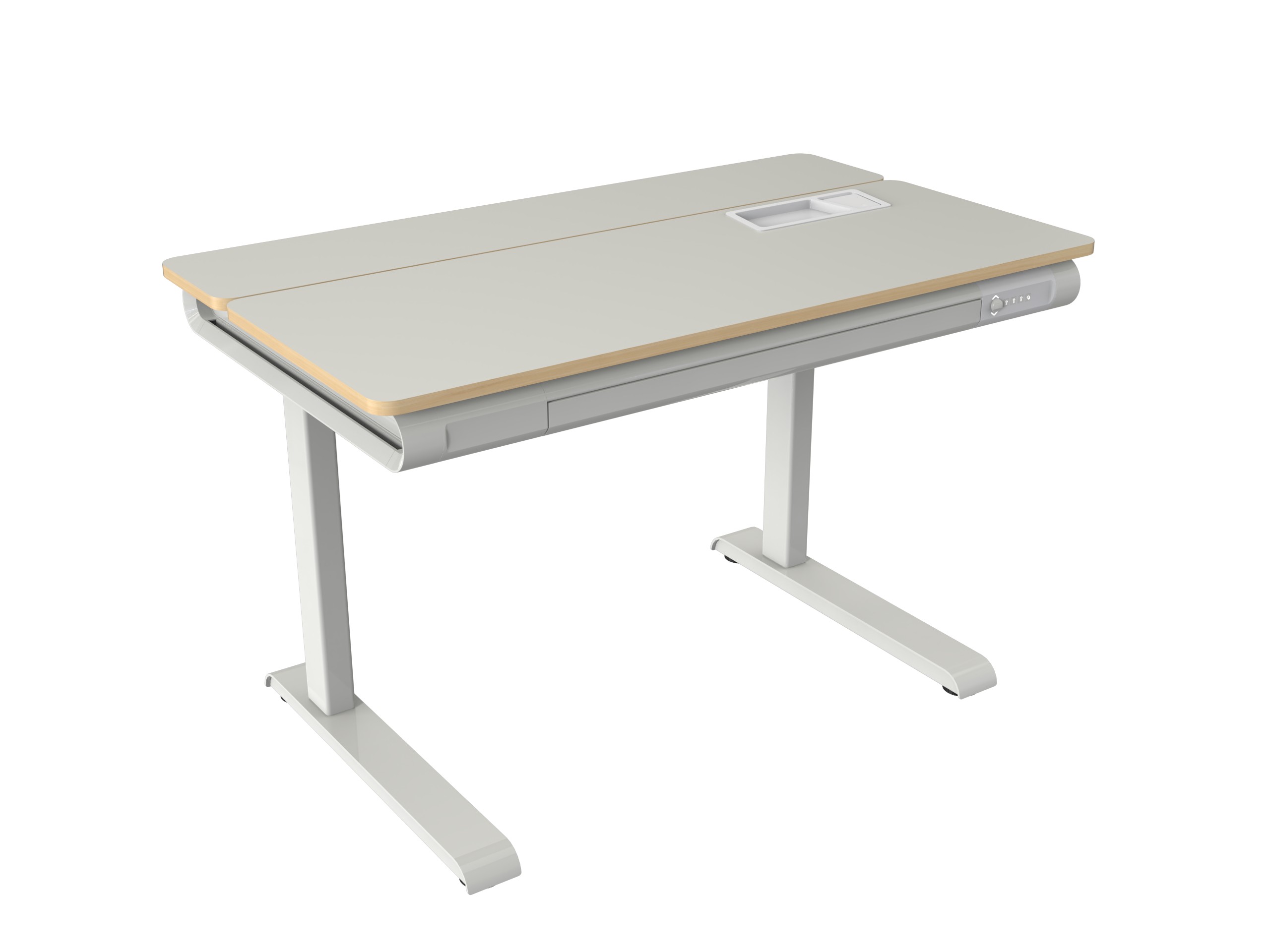 V-mounts Ergonomically Height Adjustable Reversible Desk Tailored for School-aged Kids JSD2-02-S2