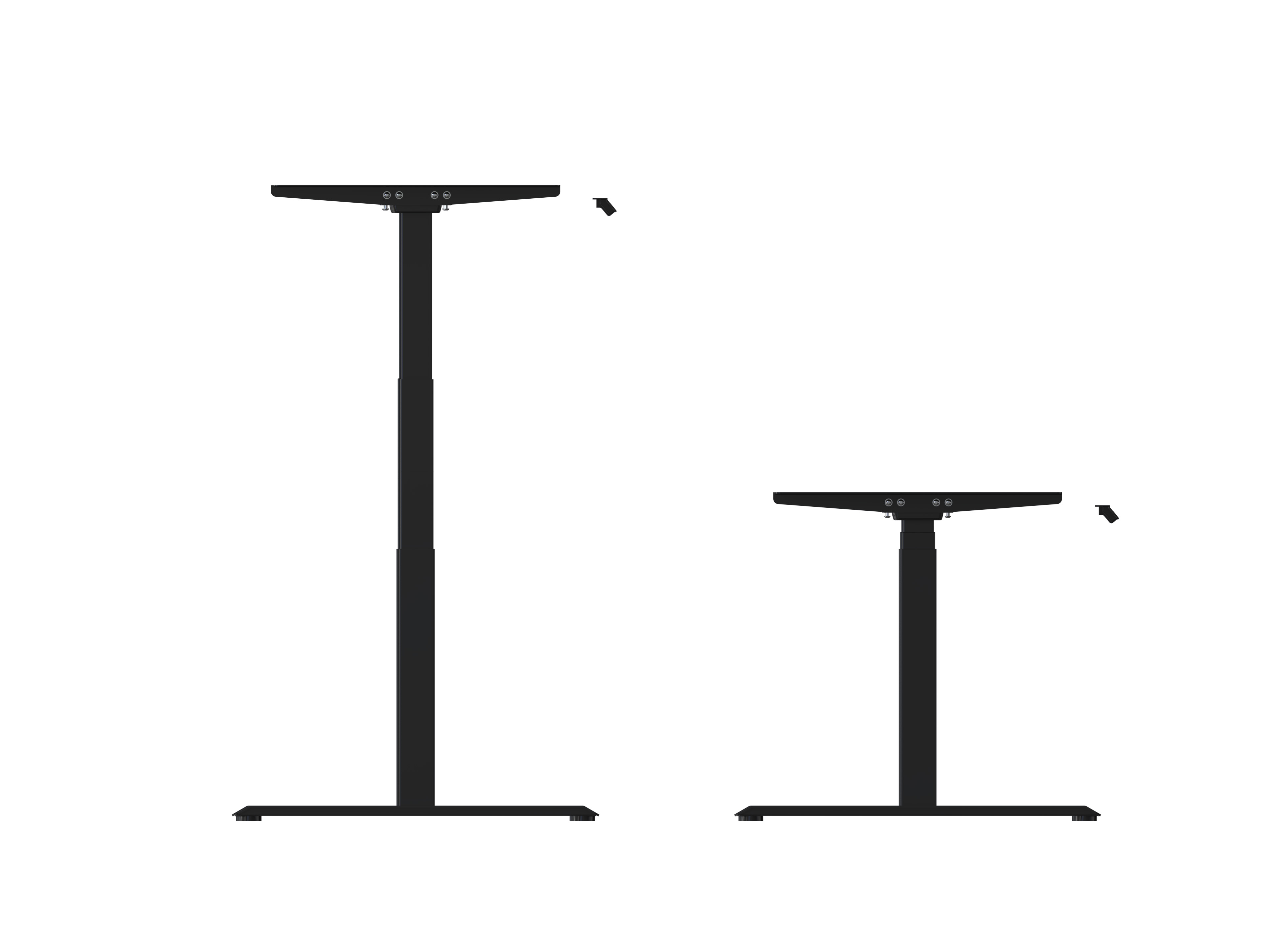 V-mounts Dual Motor Height Adjustable Standing Desk JSD2-01-Z