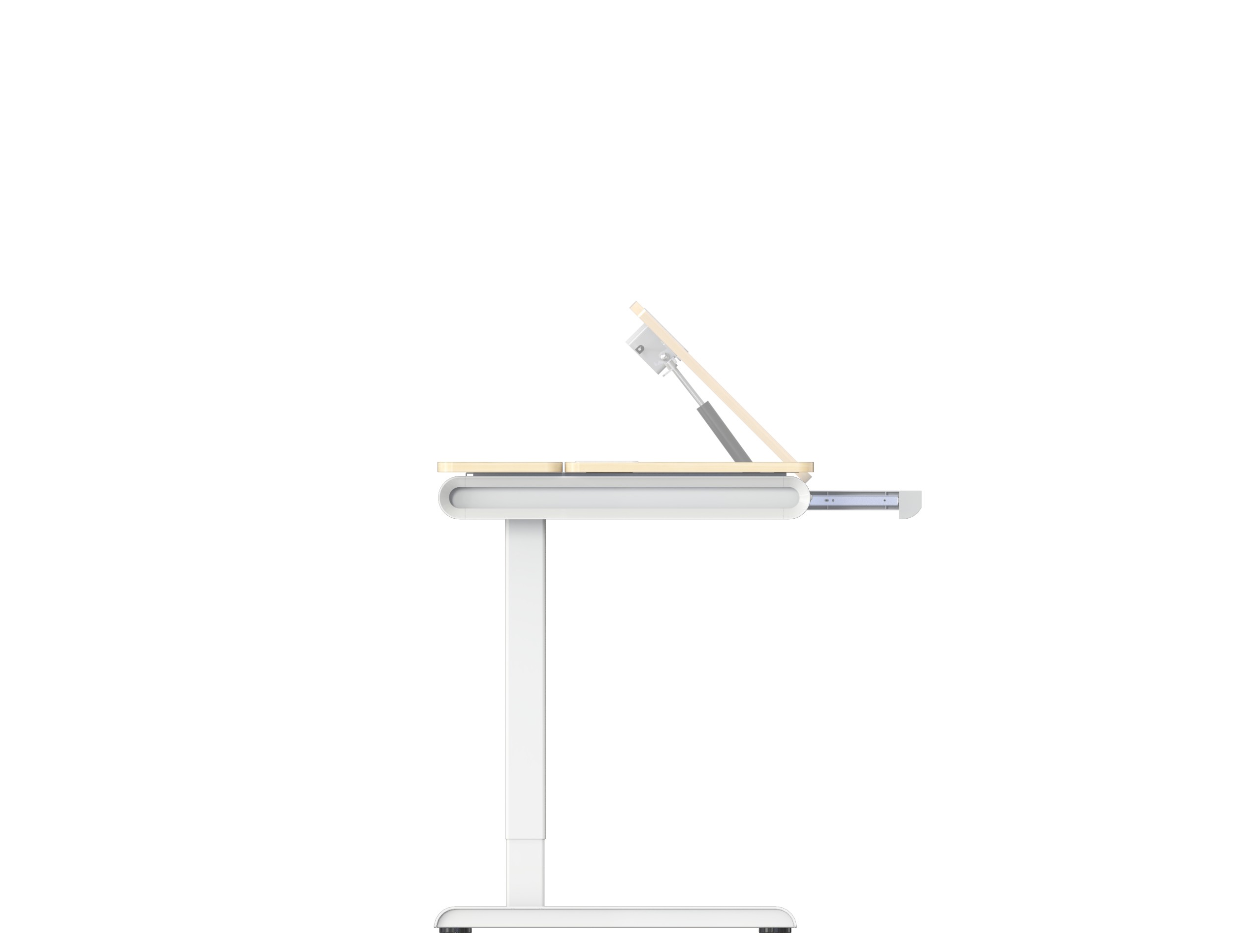 V-mounts Ergonomically Height Adjustable Reversible Desk Tailored for School-aged Kids JSD2-02-S2