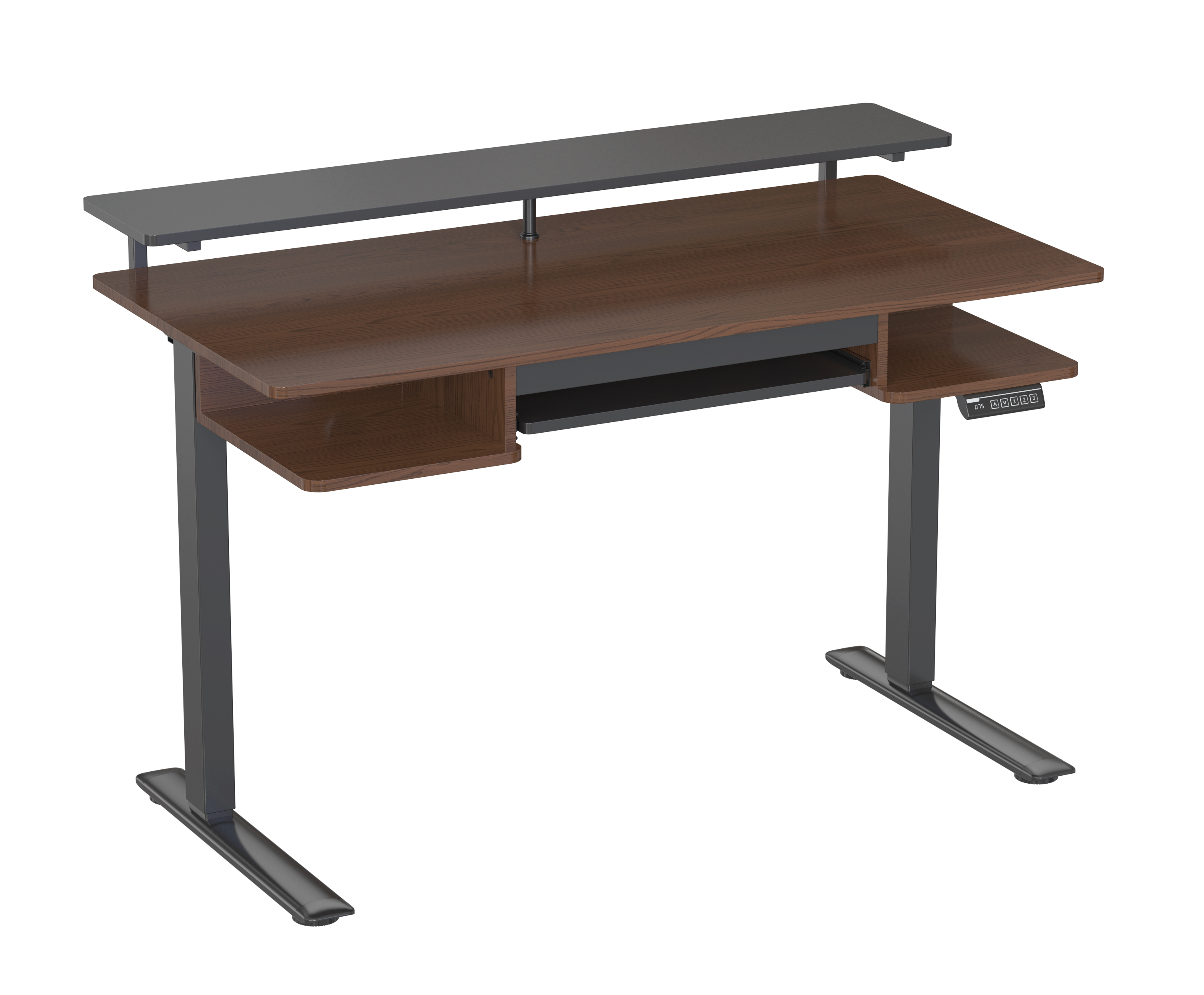 V-mounts Functional Storage Height Adjustable Standing Desk  JSD5-02-ZW-X1