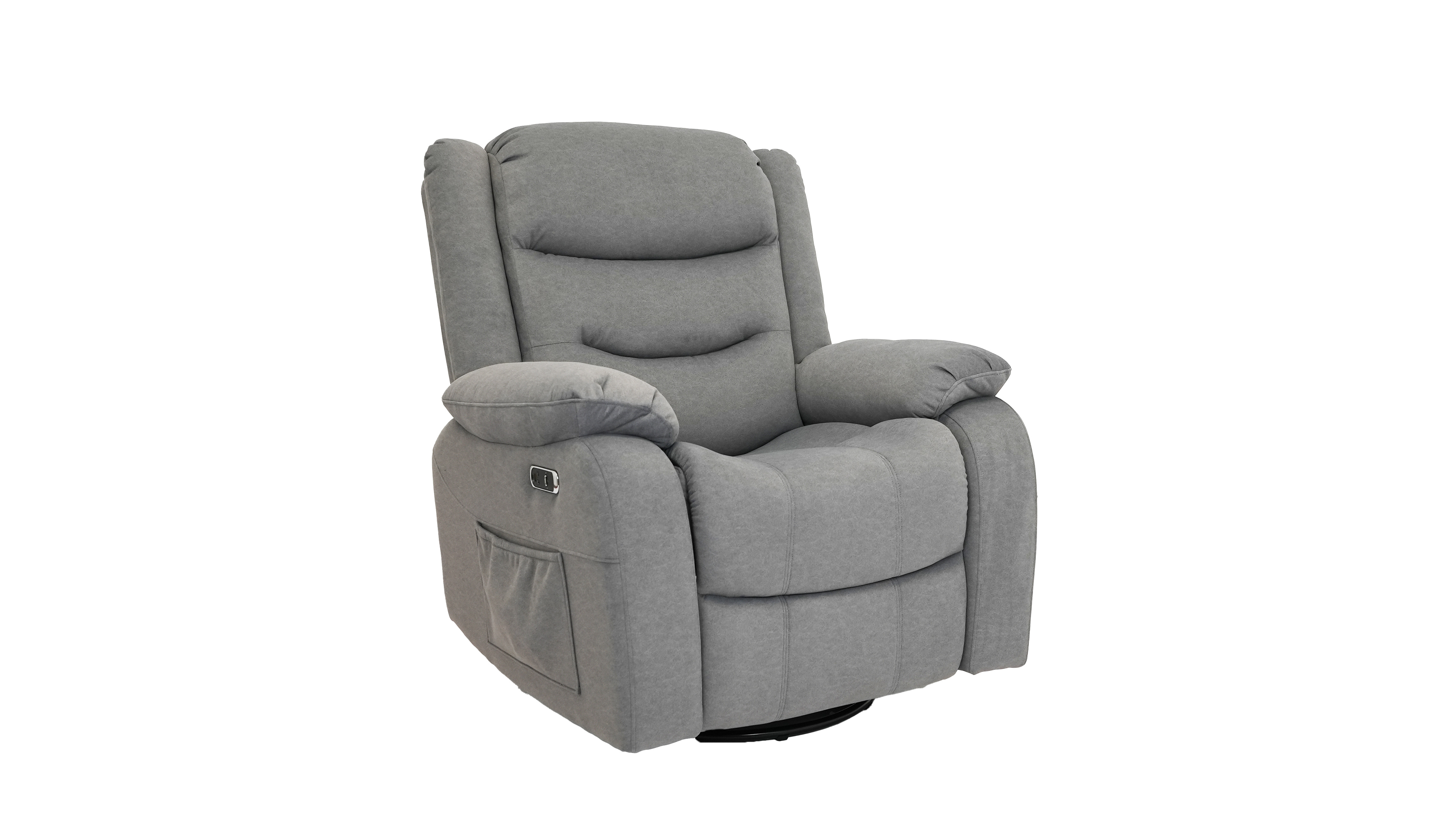 V-mounts Power Recliner With Rocking and Swivel Base PRS-10-068