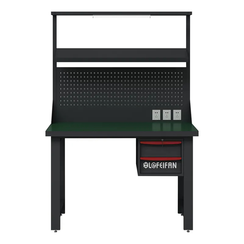 Work Bench Tool Cabinet Pegboard Operation Table Drawers Garage Workbench