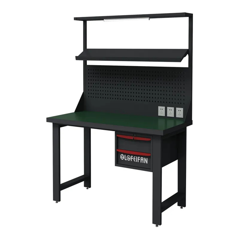 Work Bench Tool Cabinet Pegboard Operation Table Drawers Garage Workbench