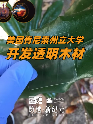 美国肯尼索州立大学研究人员开发透明木材