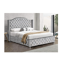 High quality luxury bedroom furniture double queen size bed