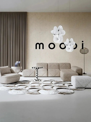 Moooi 全新地毯系列，艺术在足下流动