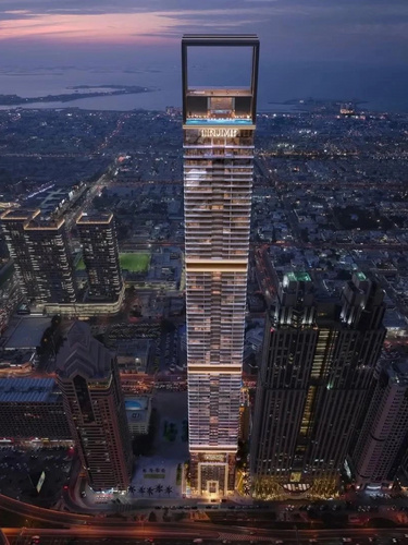 迪拜再添"钞能力"建筑！350米特朗普大厦携全球最高泳池登场。网友：壕无人性！