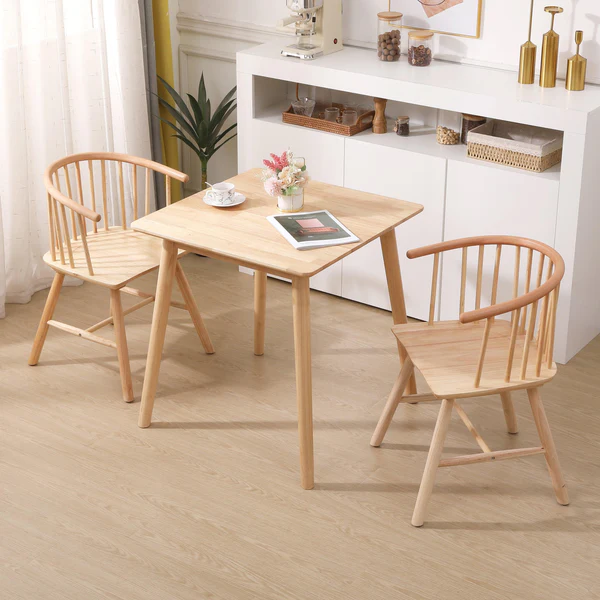 Nordic Simple Design  Modern Solid Wooden Home Living Room Wedding Furniture Windsor Coffee Dining Chairs