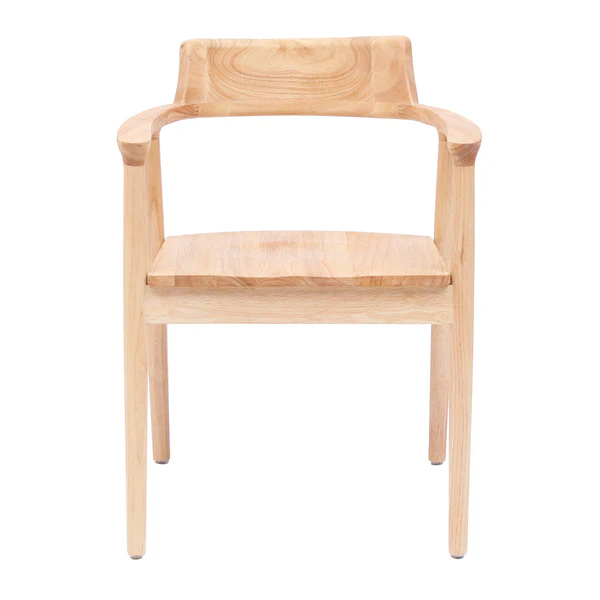 Nordic style solid wood dining chair for hotel or restaurant