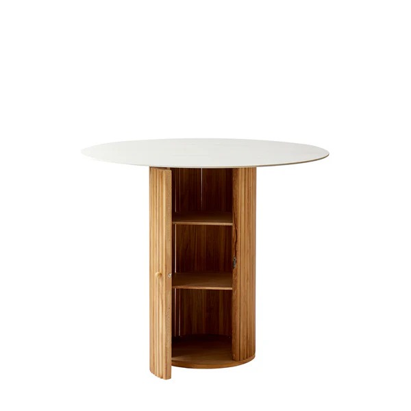 Round Solid Wood Dining Table
