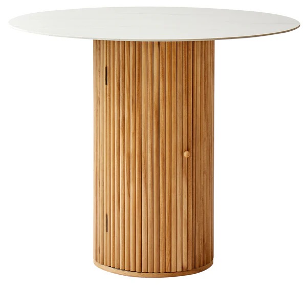 Round Solid Wood Dining Table