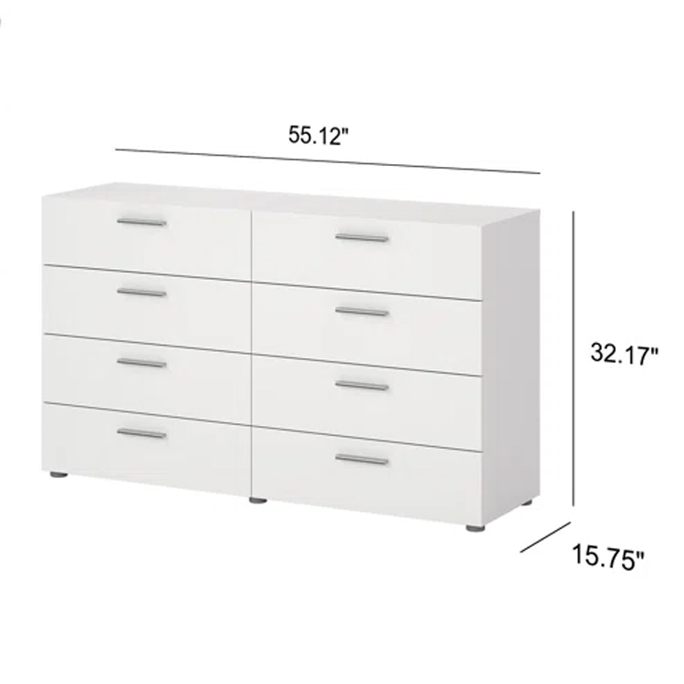 8 Drawers Chest of Drawers Dresser cabinet