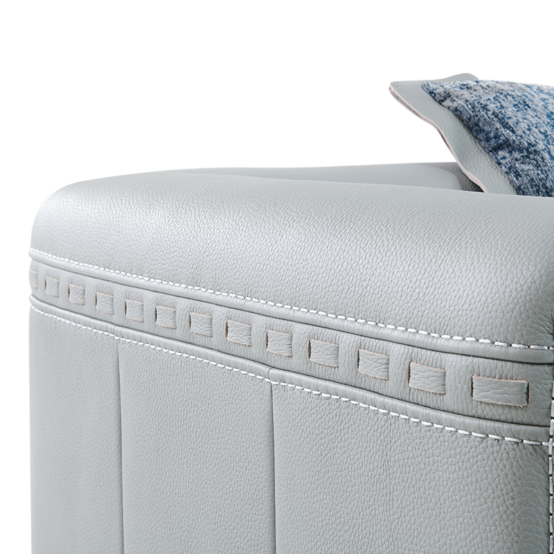 PJ-SF01 Thick Leather Sofa, Modern and Luxurious