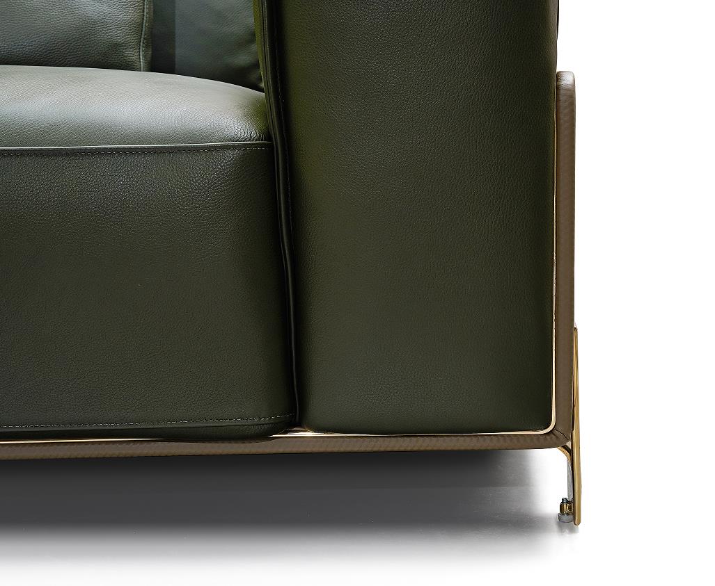 Italian - Luxury 4 - Seater Genuine Leather Sofa