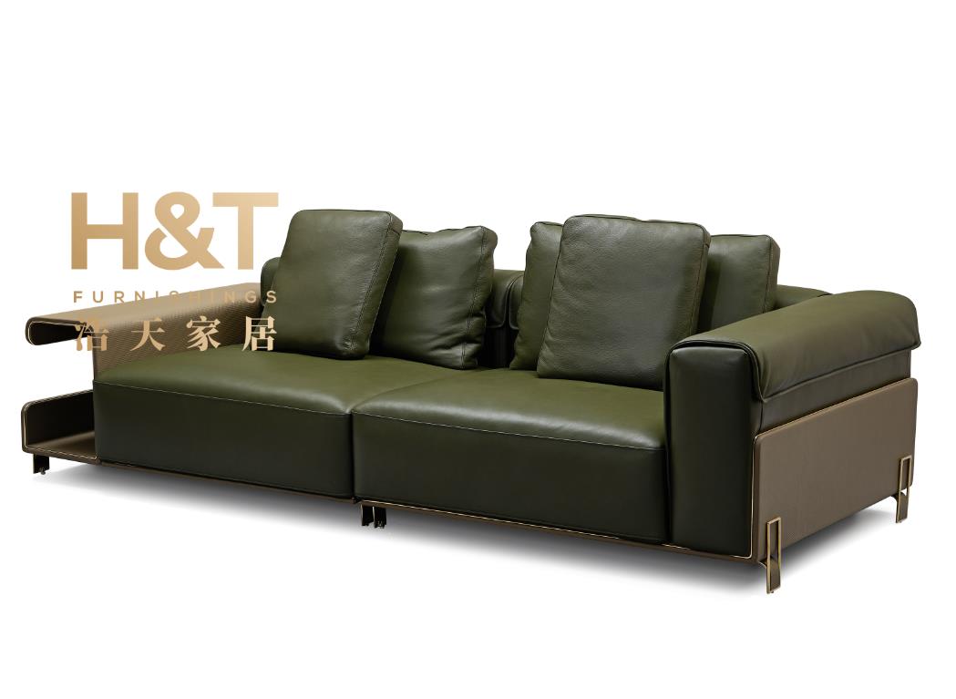 Italian - Luxury 4 - Seater Genuine Leather Sofa