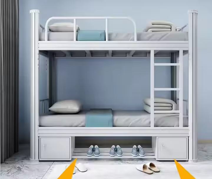 Steel bunk bed