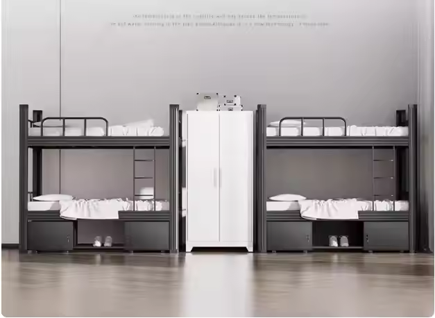 Steel bunk bed