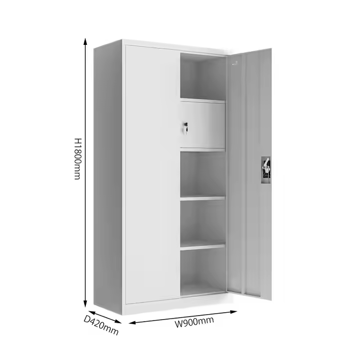 Steel lightning lock filing cabinet