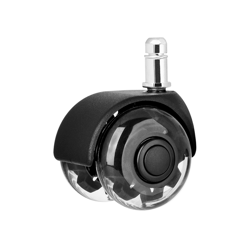 2 inch pu casters transparent gaming chair casters silent universal casters furniture daipan office chair wheels wholesale