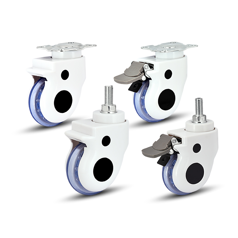 3 inch with brake bread medical wheels pvc medical special casters, flat brakes, furniture casters, wheels, wheels