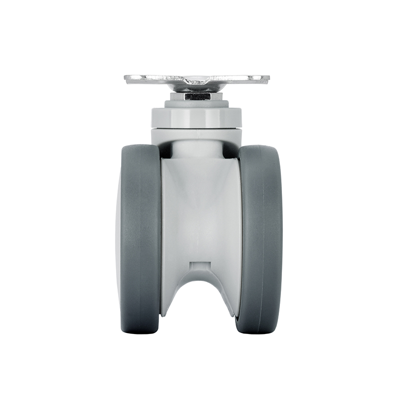 3 inch flat movable double row wheels with brakes, universal casters, nylon TRP, silent furniture wheels, trolley wheels